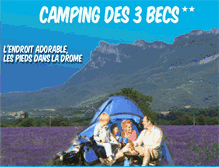 Tablet Screenshot of camping-des-3-becs.com